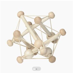 The Manhattan Toy Company Wood Skwish Natural Wooden Baby Toy